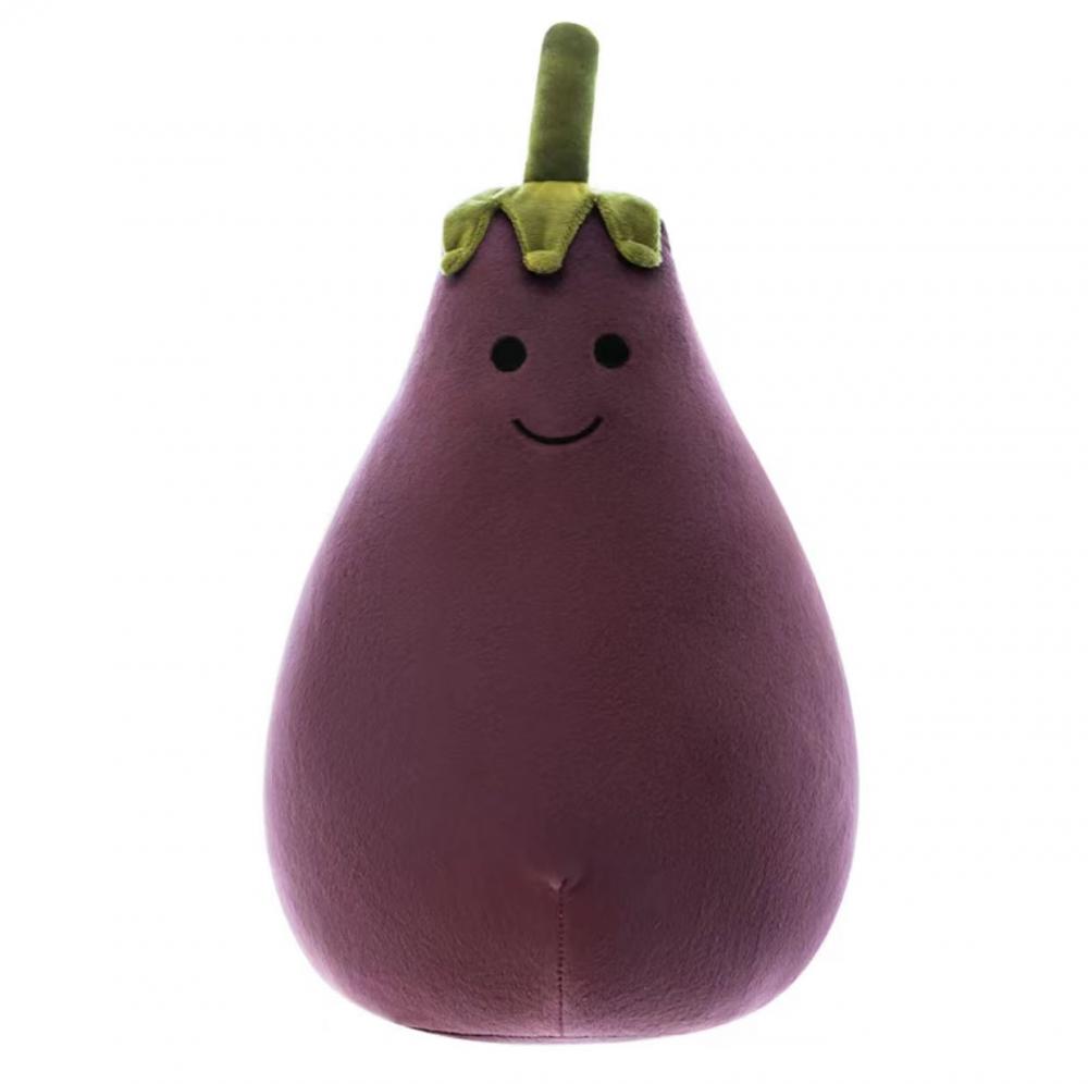 Creative purple eggplant plush stuffed toy decoration