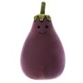 Aubergine créative pourpre décoration de jouets en peluche en peluche