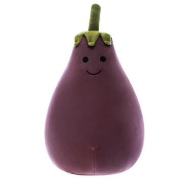 Aubergine créative pourpre décoration de jouets en peluche en peluche