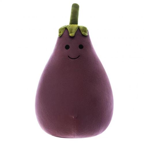 Creative purple eggplant plush stuffed toy decoration