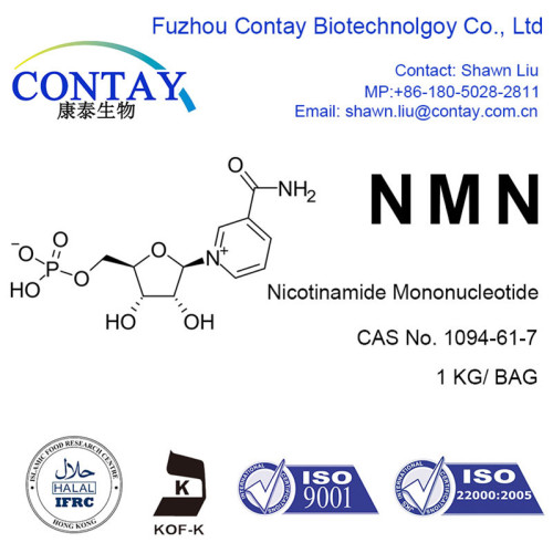 Free Sample NMN 1094-61-7 Nicotinamide Mononucleotide Powder