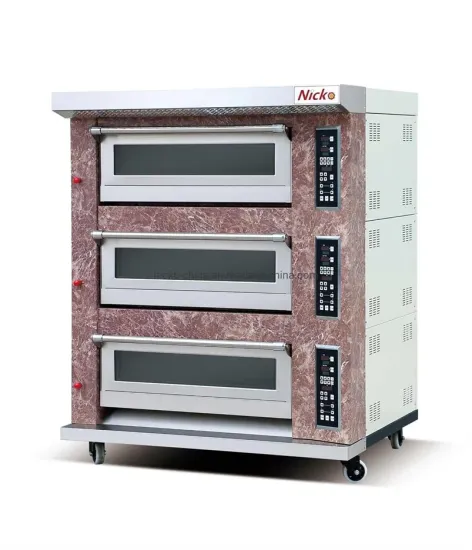 Commercial Industrial Bakery Electric 3 Deck Pizza Bread Baking Oven