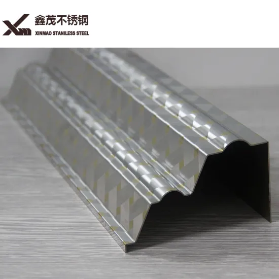Decorative Metal Tile Trim L Shape Stainless Steel Tile Trim