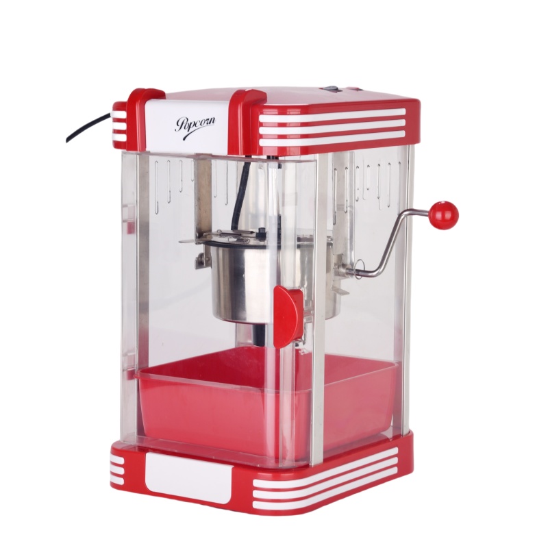 Commercial Electric Popcorn Machine Industrial Caramel  Pot Popcorn Machine Automatic Double Pot Sweet Popcorn Maker