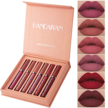 Private Label Wholesale Waterproof Liquid Lipgloss Set - High Pigment Matte Moisturizing Lipstick Kit