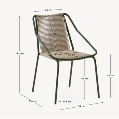 Outdoor PE Rattan Armchair for Patio and Garden