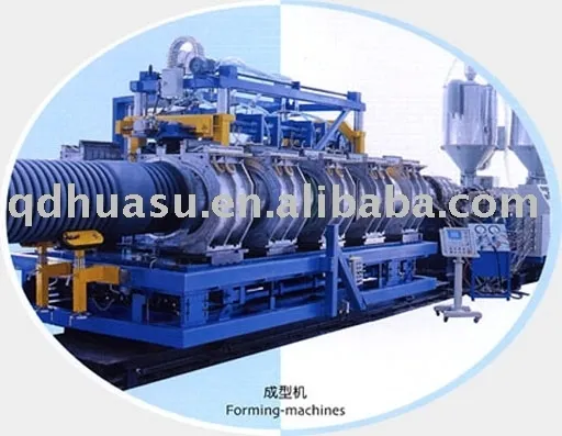 PE double wall pipe line