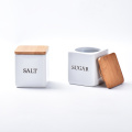 Wholesale Glazed Kitchen Sugar Ceramic Canister Set