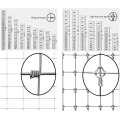 Cross Lock Knot verzinkter Drahtzaun für Rinder und Hirsche