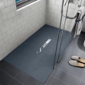 Trop dans la base de douche Résine Grey Shower Plateau