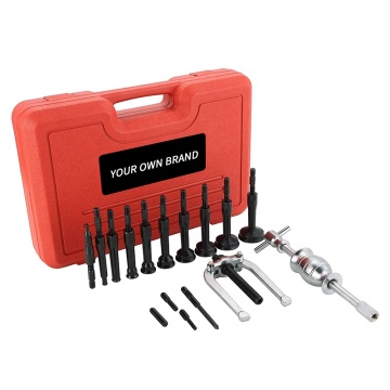 VIKTEC 16PCS Slide Hammer Removal Tool Set for Blind Hole Pilot Bearing Extraction