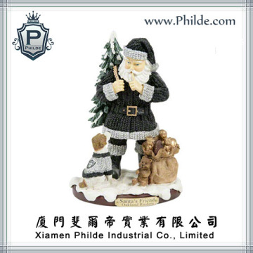 Football Team Santa Resin Figurines, Santa Clay Figurines