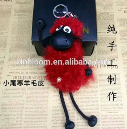 shaun the sheep doll plush bag key-chain ring small hanging pendant fao bag and car