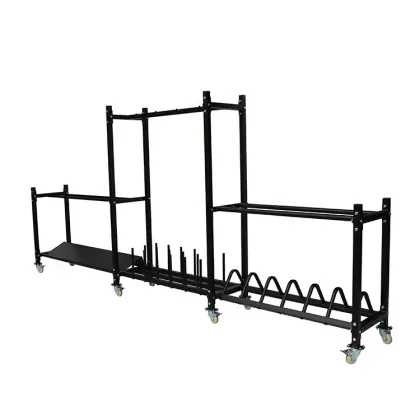 Black Fitness Sports Medicine Ball Rack