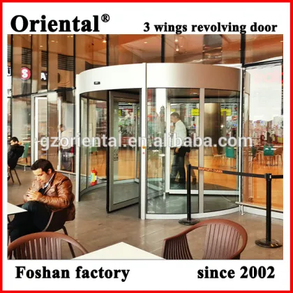 cheap automatic glass door with access control system