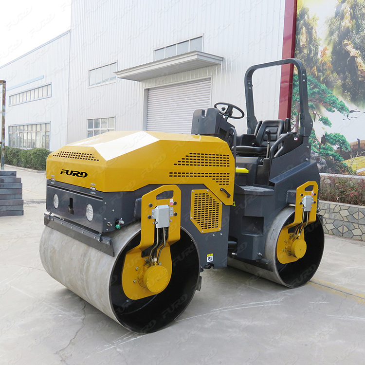 Factory supply double drum 4 tons vibratory compactor mini road roller