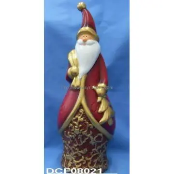 Christmas Ceramic Figurines Ceramic Santa Claus