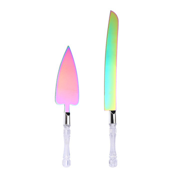 Stainless Steel Cake Knife Set for Baking and Weddings