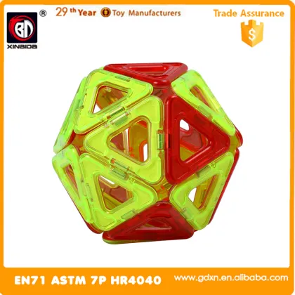 New magnetic tiles factory wholesale magnetic block 40 PCS