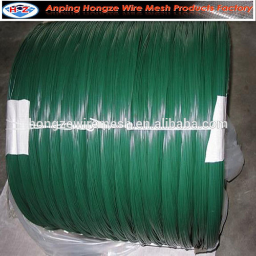 0.9mm Plastic coated craft wire/Big Coil PVC coated wire/Pvc Iron Wire ( ISO9001 factory)