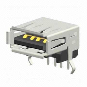 USB Connectors, A Type, THT, Receptacle, Reverse, High Rise, Through Hole Type, No Back Shield