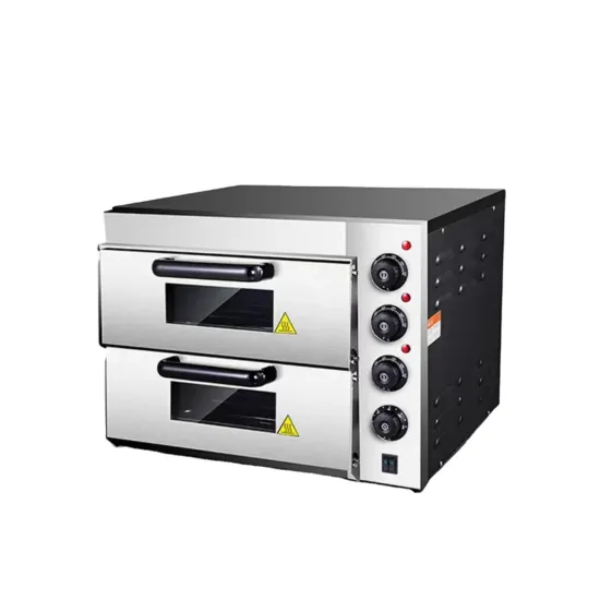 Professional Two-Deck Electric Bakery Oven for Pizza, Bread, and Small Batch Baking