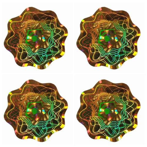 Etiqueta de etiqueta engomada láser holograma 3D