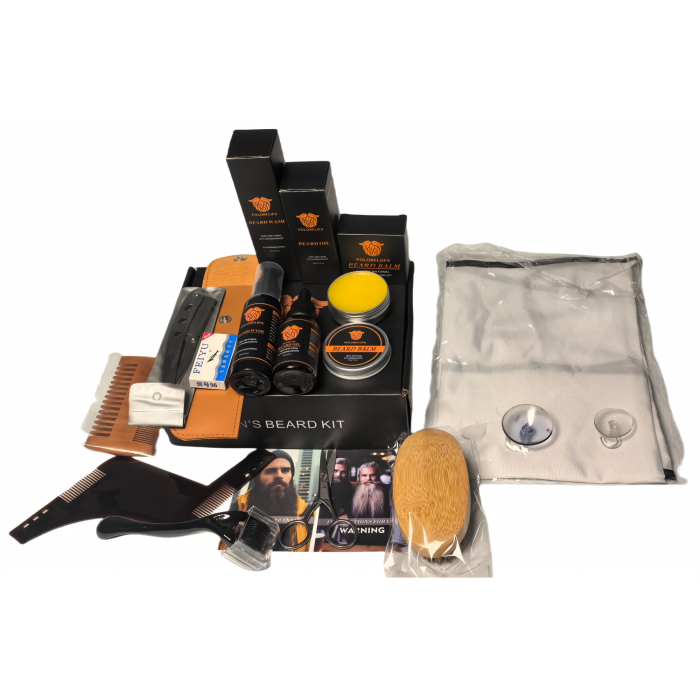 12 peça definida kit de limpeza de barba final