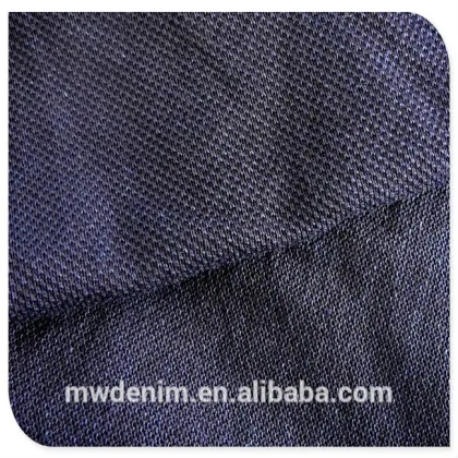 indigo knitted denim jersey for summer t-shirt