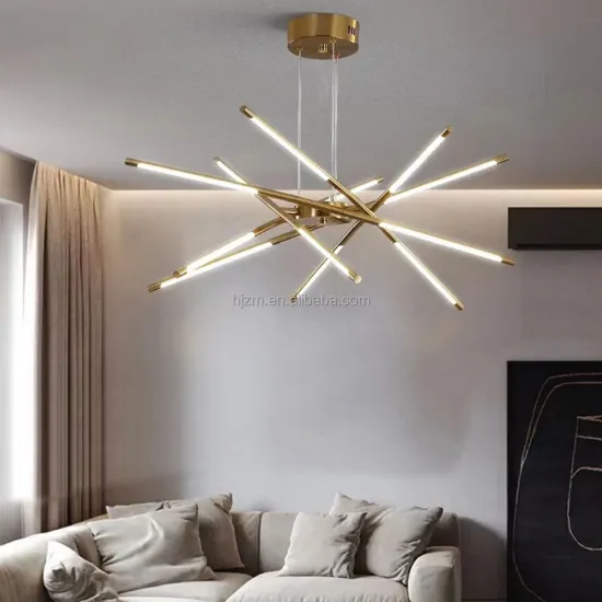 Gold Black Minimalist Chandelier for Home Bedroom Living Room LED Pendant Ceiling Light