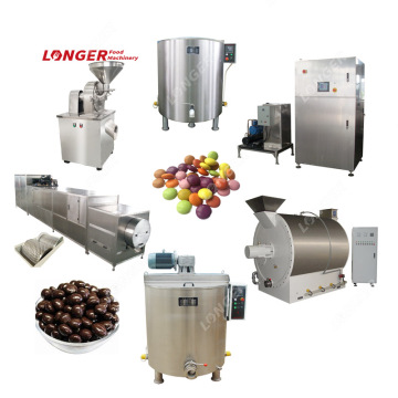 Automatic Chocolate Bean Roller Former Production Line for Egg Ball Chocolate Making Machine