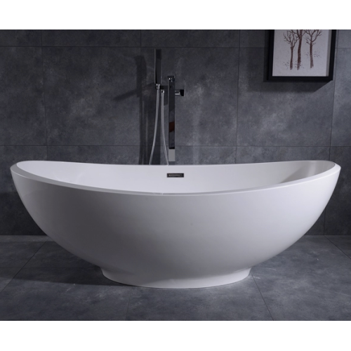 Отдельно стоящая прямоугольная ванна в замачивающую ванну акриловая эллиптическая миска.