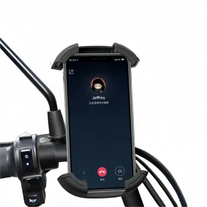 Factory Supply Universal Mobile Phone Holders - Black Motorcycle Phone Holder & Accessories