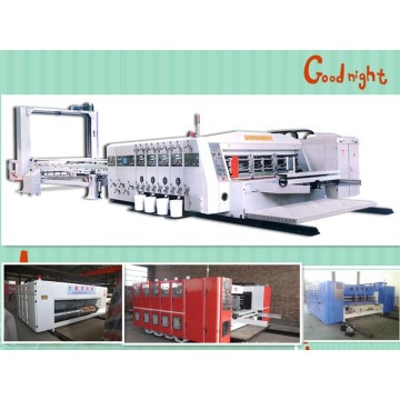 Dongguang high speed automatic printer slotter die cutter machine/printer carton machine
