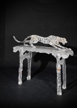 Crystal Ancient Console Table entryway