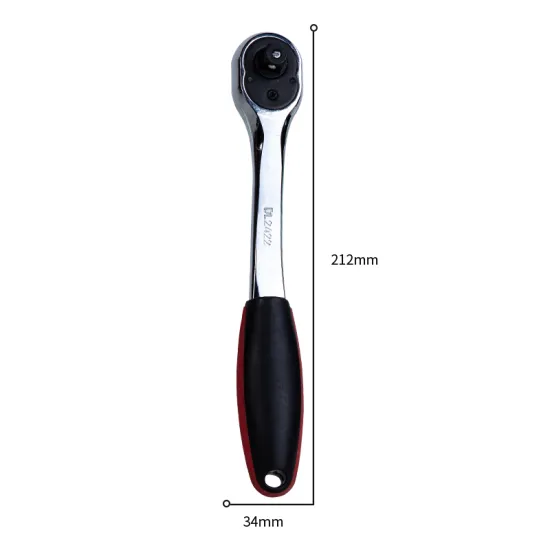 Deli DL2422 10mm 72teeth Hand tools multifunctional torque rachet socket wrench spanner