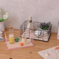 Fanglanzi large wrought iron storage storage basket creative wire mesh fruit toy basket manufacturer wholesale custom