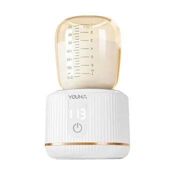 Portable Milk Warmer: Fast, Wireless, and Temperature Controlled for Travel with USB Charging and Waterproof Design
