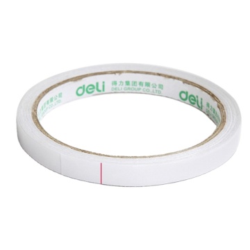 Super Strong Double Sided Tape 2pcs - Deli 30400 for School Office Craft (9/12/18/24mm)