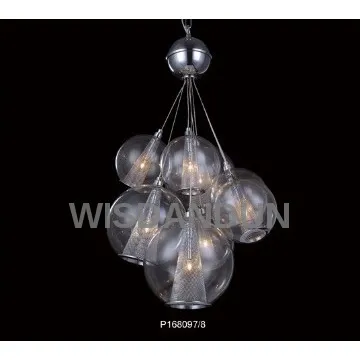 Art Deco Modern Pendant Lamp Home Lighting with Round Shade