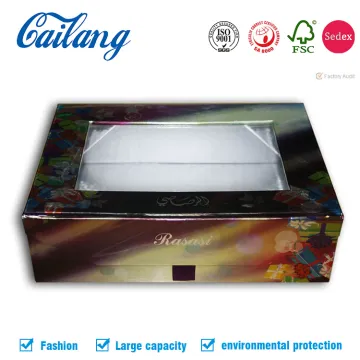 Luxury Folding Rigid Cardboard Magnetic Box with Window