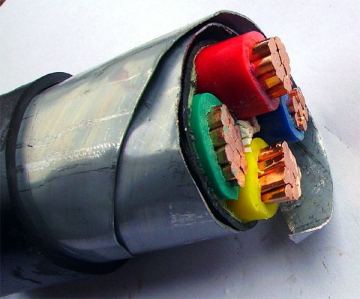 Low Voltage Underground Armoured Power Cable 0.6/1kv 4*240sqmm Nyby Galvanized Steel Tape Armour PVC Insulation and Sheath