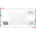 120X90cm Magnetic whiteboard aluminum framed dry clean board