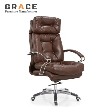 Hotel Ergonomic Swivel PU Leather Executive Chair