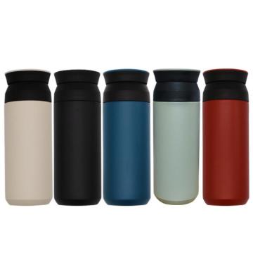 Double Wall Vacuum Tea Bottle With Powder Coated Painting