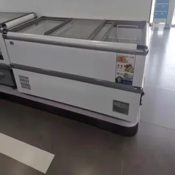 Auto Defrost Freezer Island Freezer Display Deep Freezer Refrigeration Equipment