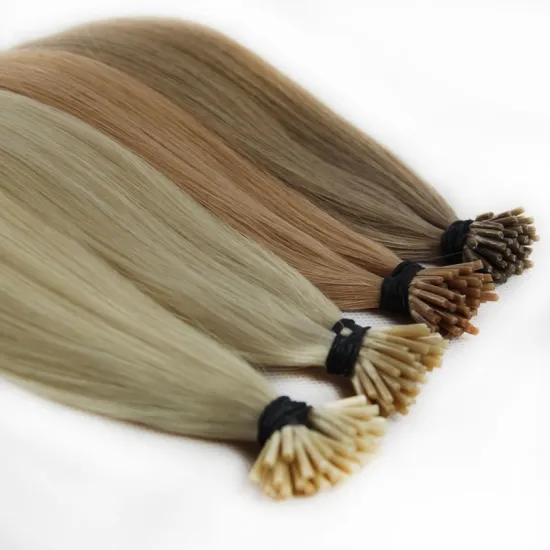 No Processed Raw 100%  Bone Peruvian Straight Remy Raw Cuticle Aligned Ombre Color Brazilian Human Hair Itip Hair Extension Bulk