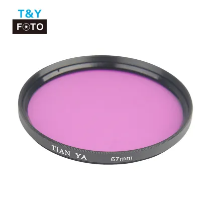 49-82mm Full blue Color lens Filter for camera