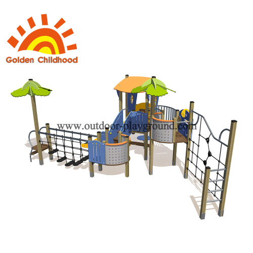 Latihan Outdoor Playground Equipment Struktur Panel Untuk Dijual