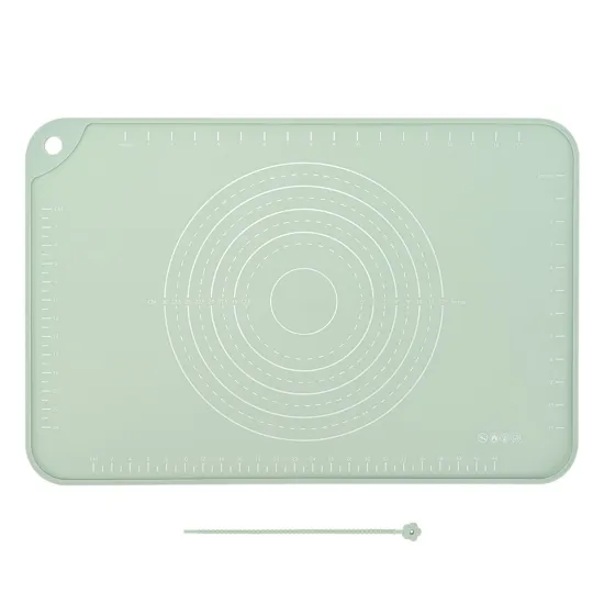 Custom Printed Thick Non-Stick Silicone Pastry Mat for Dough Rolling and Baking